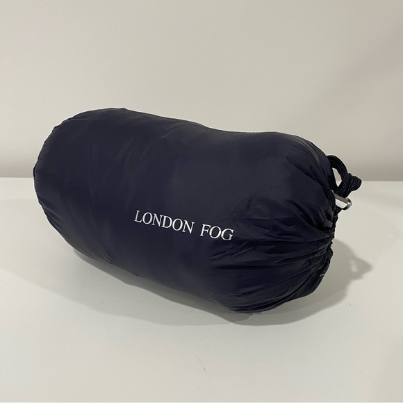 London Fog Jackets & Coats London Fog Puffer Jacket Xl Womens Navy Blue Hooded Packable Down